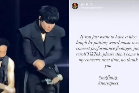 JJ Lin not amused by videos mocking his dance moves