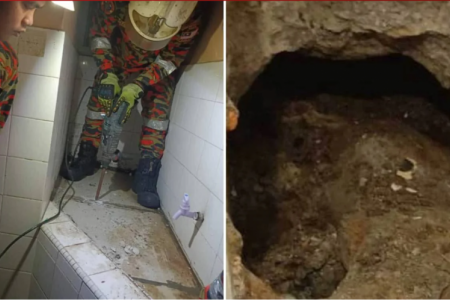 Remains of a woman found in Klang cement floor; manhunt ongoing