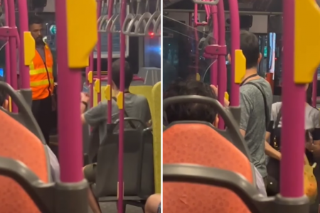Passenger tosses bag of durian out of bus when called out by driver