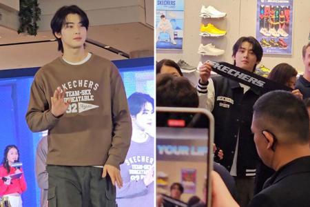 Fans swarm KL megamall to see Cha Eun-woo at Skechers store opening
