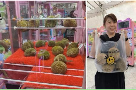 Durians in claw machines and hair salons: Durians here, there and everywhere
