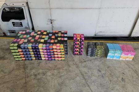 Jail for lorry driver who smuggled 750 e-vaporisers into Singapore from Malaysia