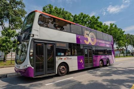 SBS Transit marks 50 years, will open new bus driver training centre