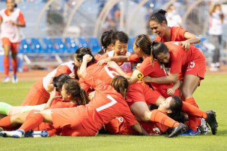 SEA Games: Lionesses claim historic win, beat Laos with 95th-minute strike