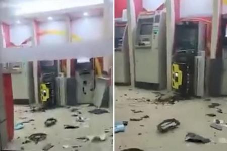 Robbers blow up ATM, flee with more than $100,000 in Malaysia