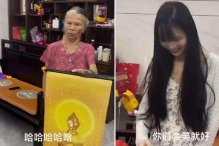 Girl switches grandma’s deity painting with Ultraman drawing