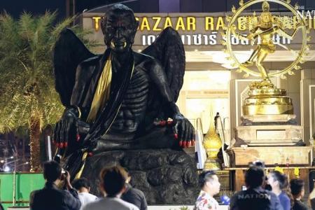 Bangkok’s demon statue banished amid rumours of animal sacrifice