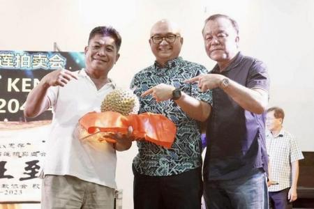 Musang King durian sold in Pahang for $52,500