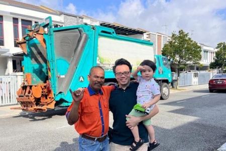 Malaysian garbage truck driver is three-year-old boy’s unsung hero during Covid-19 pandemic