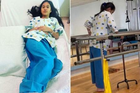 Recovering from fall caused by prank, Malaysian child actress Puteri Rafasya now able to walk