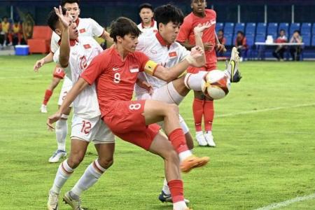 SEA Games 2023: Young Lions on the brink of exit after 3-1 loss to Vietnam
