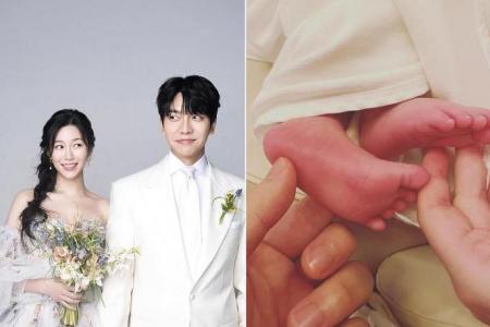 Lee Seung-gi’s wife shares first glimpse of baby