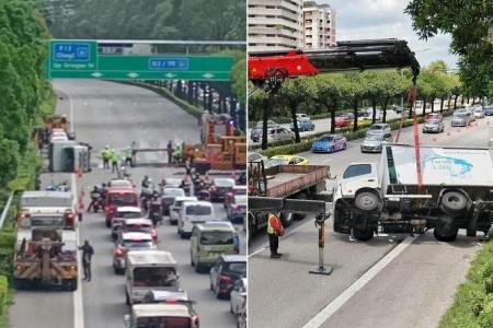 3 arrested for suspected drink driving after CTE accident involving 3 cars and lorry