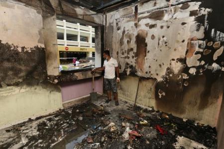 Woodlands Ring Road flat catches fire; 15 people evacuated, 2 taken to hospital
