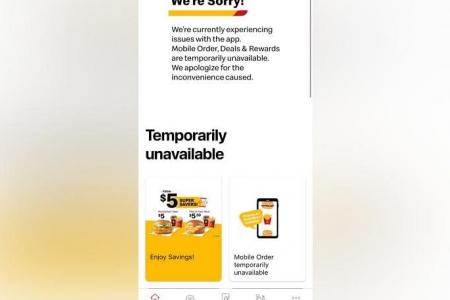 McDonald’s online services down 