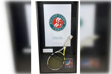 Nadal's 2007 French Open racket sells for $158k at auction
