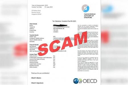 Iras warns of scam e-mails seeking payment for ABSD from tenants