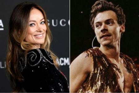Actress Olivia Wilde is 'really happy' with singer Harry Styles 