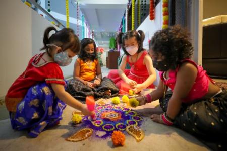 Bukit Panjang family celebrates Deepavali with neighbours