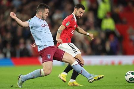 Man United survive Aston Villa scare to reach League Cup last 16