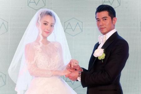Aaron Kwok, Moka Fang celebrate fifth wedding anniversary