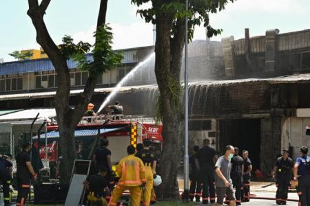 Fire breaks out in industrial unit as workers roasted coffee beans