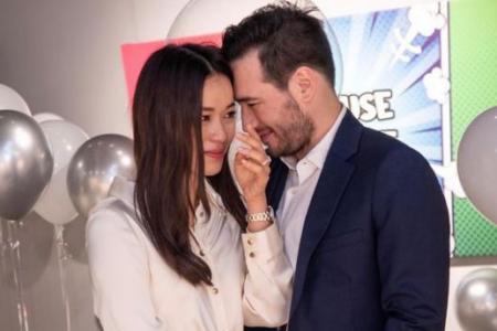 Actress Rebecca Lim thanks well-wishers, posts picture showing side profile of fiance