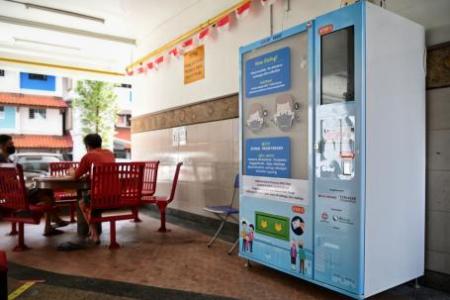 Waiting for free Covid-19 masks? Vending machines rolled out ahead of distribution from Jan 10-23