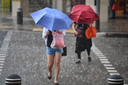More thundery showers in Singapore in first fortnight of November