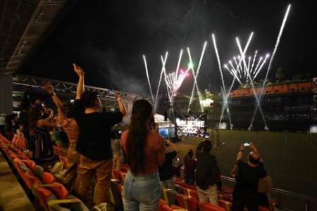 Singaporeans ring in new year with family, fireworks and getai performances