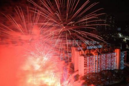 Singaporeans ring in new year with family, fireworks and getai performances