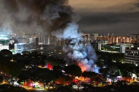 Eunos industrial estate blaze put out in 4 hours