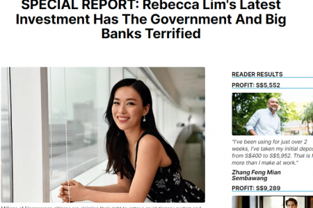 Fake bitcoin ad featuring actress Rebecca Lim hides URLs to evade detection