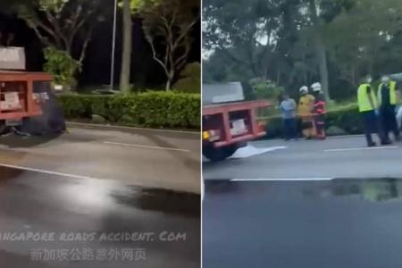 Rider dies in SLE accident involving trailer and car