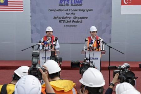 JB-S’pore RTS fares will be ‘competitive’, to be set nearer completion of project