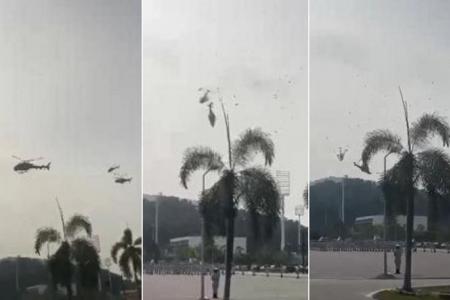 10 killed after M'sian navy helicopters collide in mid-air
