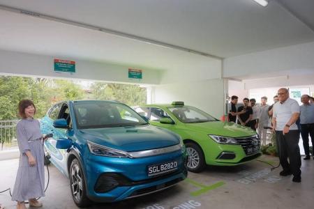 1 in 3 HDB carparks to have EV charging points by end-2023