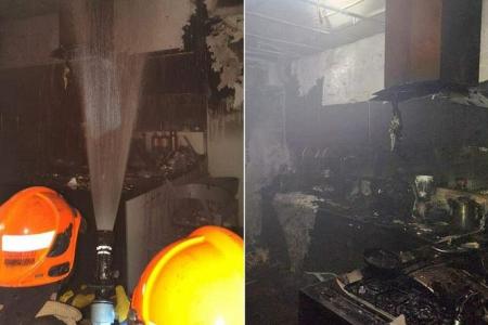 35 residents evacuated after kitchen in Pasir Ris flat catches fire