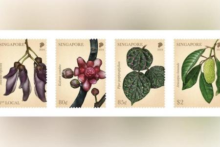 SingPost issues new stamps featuring endangered local flora