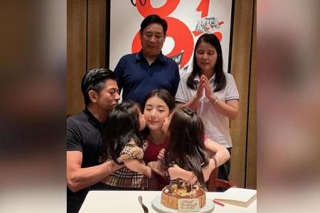 Aaron Kwok shares rare photo with his parents-in-law on wife's birthday
