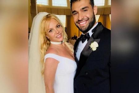 Britney Spears shares photos of her wedding to Sam Asghari