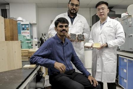 NTU researchers develop transparent fire-resistant wood coating