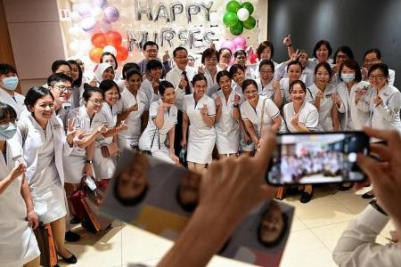 Vital for S'pore to tackle manpower crunch in nursing, says Ong Ye Kung at Nurses' Day celebration