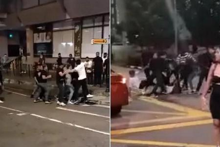 3 men charged with rioting after brawl at Orchard Towers