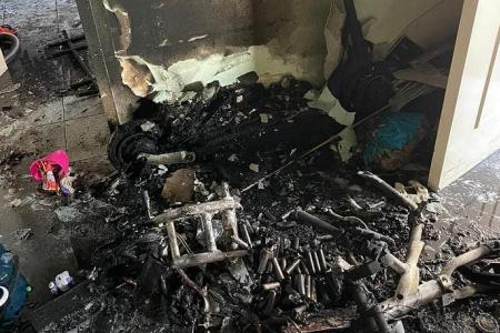 3 children taken to hospital after fire breaks out in Redhill flat 