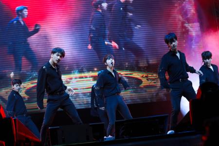 VIXX performing at their Shangri-La concert held at ZEPP @ Big Box, Jurong East