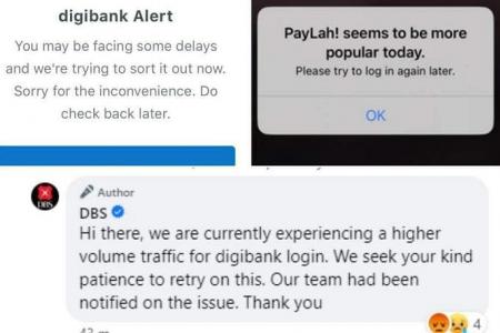 DBS online services down for nearly an hour; second disruption in under 2 months 