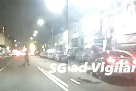 Driver to be charged after hit-and-run accident in Geylang; 2 pedestrians injured