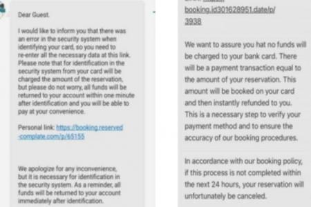 Hotel booking scam claims at least 30 victims, losses of $41,000