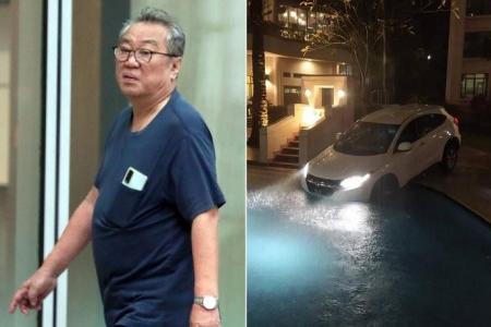 Man who allegedly drove car into Hillside condo swimming pool charged with committing a rash act